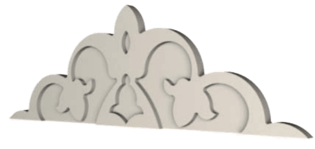 Frontoane — profil decorativ